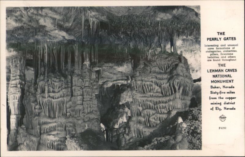 The Pearly Gates, Lehman Caves National Monument Baker Nevada