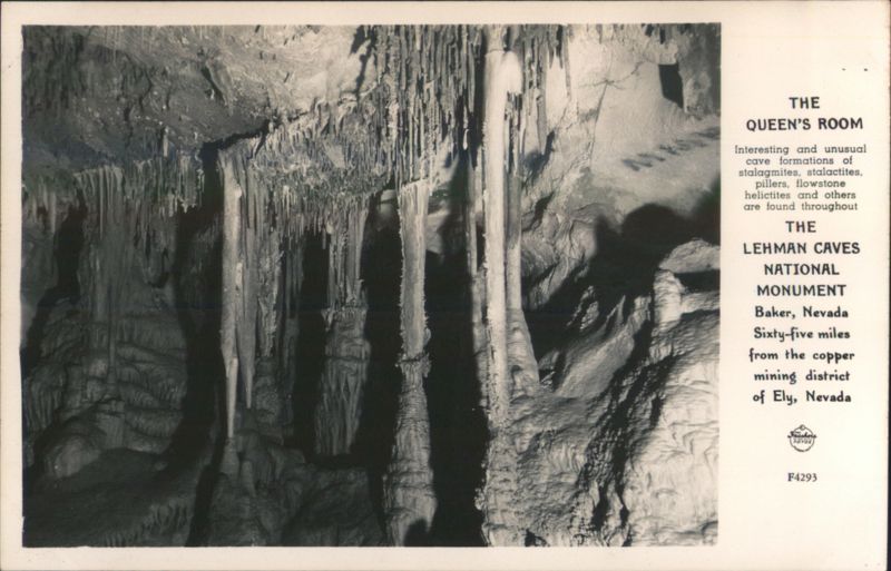 The Queen's Room, Lehman Caves National Monument Baker Nevada
