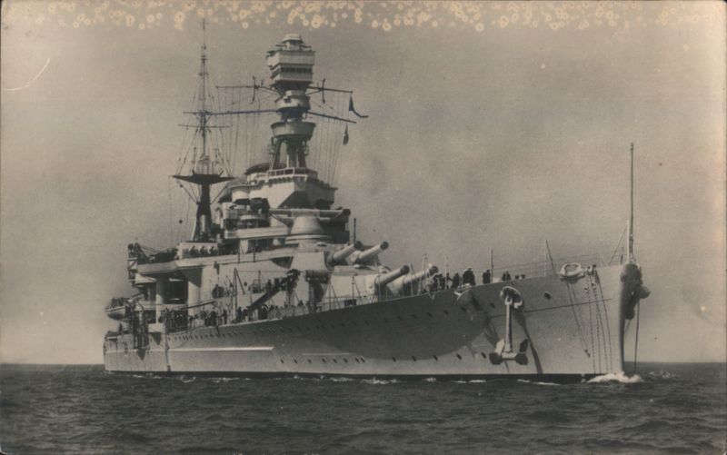 British Battle Cruiser Repulse Battleships