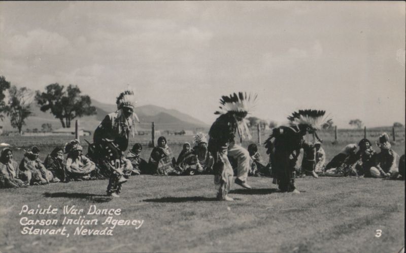 Paiute War Dance, Carson Indian Agency, Stewart, Nevada