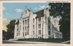 Scottish Rite Cathedral, Moline, Illinois Postcard