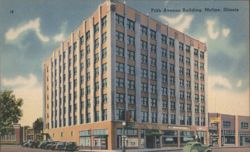 Fifth Avenue Building, Moline, Illinois Postcard