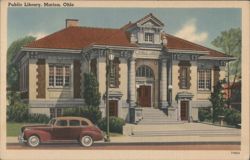 Public Library, Marion, Ohio Postcard