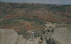 Sky Ride in Palo Duro Canyon Postcard
