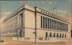 Hamilton County Court House Postcard