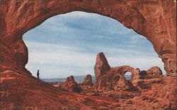 The Windows, Arches National Monument, UT Postcard