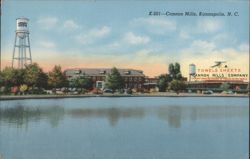 K-201 Cannon Mills Plants, Towels & Sheets Postcard