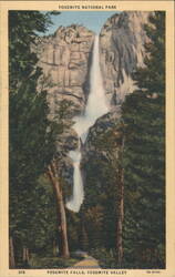 Yosemite Falls, Yosemite Valley, Yosemite National Park Postcard