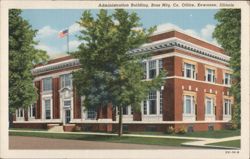 Administration Building, Boss Mfg. Co. Office Postcard