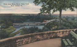 View from Black Hawk State Park Postcard