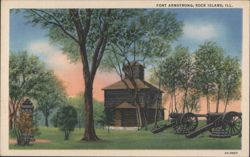 Fort Armstrong, Rock Island, IL Postcard