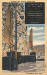 Figures of the Republic, Boulder Dam Postcard
