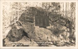 Tablet at Site of Murphy Cabin, Donner Party 1845-1847 Postcard