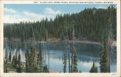 Silver Lake, Snowy Range, Medicine Bow National Forest Postcard