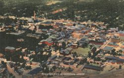 Bird's-Eye View of Galesburg, Illinois Postcard