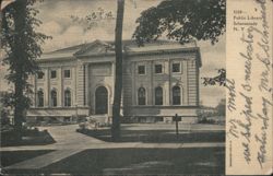Schenectady Public Library Postcard