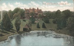 D. B. Hill's Residence, Lake, Albany Postcard