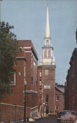 Old North Church, Boston, Massachusetts Postcard