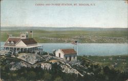 Casino and Power Station, Mt. Beacon, NY Postcard