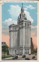 Municipal Building, New York City Postcard