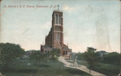 St. Patrick's R. C. Church, Watervliet Postcard