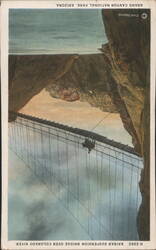 Kaibab Suspension Bridge, Colorado River, Grand Canyon Postcard