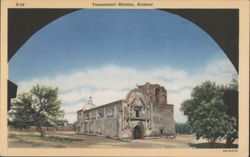 Tumacacori Mission, Arizona Postcard