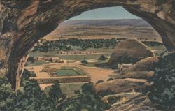 Window Rock, AZ - Central Navajo Indian Agency View Postcard