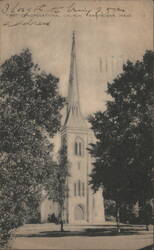 First Congregational Church, Framingham, MA Postcard