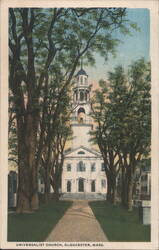 Universalist Church, Gloucester, MA Postcard