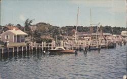 Ocean St. Docks, Hyannis Harbor Postcard
