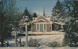 Church of The Holy Spirit, Winter Scene Postcard