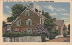 The Widow's Walk, Nantucket Island Postcard