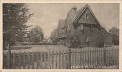Pequot House, Salem, Massachusetts Postcard