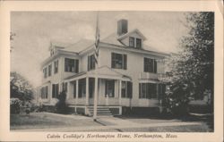 Calvin Coolidge's Northampton Home Postcard
