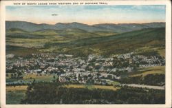 View of North Adams from Western End of Mohawk Trail Postcard