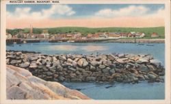 Rockport Harbor, Rockport, MA Postcard