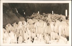 Sand Gardens in Lava Cave near Bend, OR Postcard