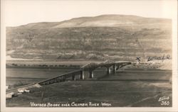 Vantage Bridge over Columbia River, Washington Postcard