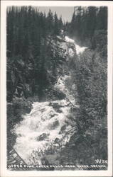 Upper Pine Creek Falls, Near Baker, Oregon Postcard
