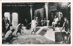 Moctezuma & Chiefs: Arrival of the Spaniards in Mexico Postcard