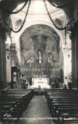 Interior Catedral Monterrey Postcard