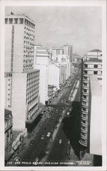 Avenida Ipiranga Cityscape, São Paulo, Brasil Postcard
