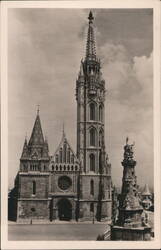 Budapest Coronation Church, Buda Castle Postcard