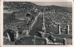 Ancient Perge Ruins, Columned Street & Arches Postcard