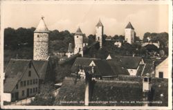 Dinkelsbühl Thousand-Year-Old City View at Muckenbrünnlein Postcard