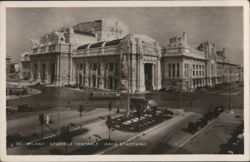 Milano Stazione Centrale, Arch. Stacchini Postcard