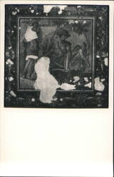 Echo & Narkissos Mosaic 3rd Century Hatay Museum Turkey RPPC Postcard