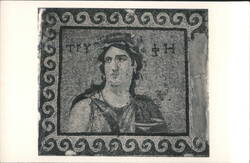 Mosaic of Tyche, Antioch, 3rd Century AD Postcard