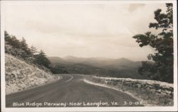Blue Ridge Parkway - Near Lexington, VA Postcard